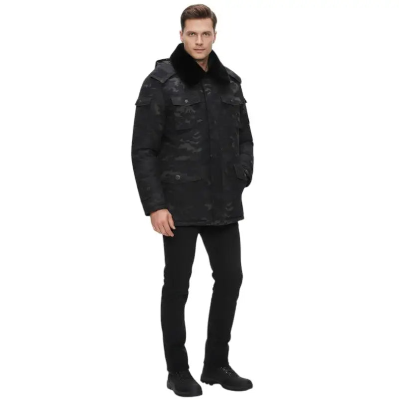 Doudoune style militaire homme