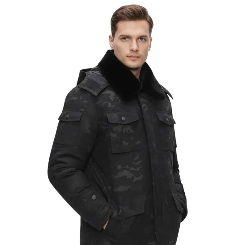 Doudoune style militaire homme