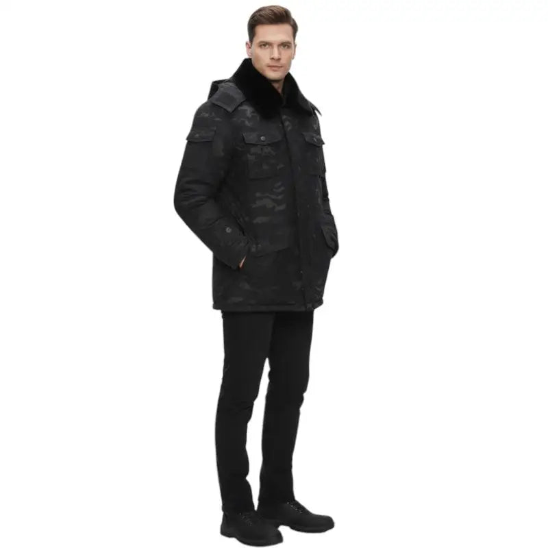 Doudoune style militaire homme