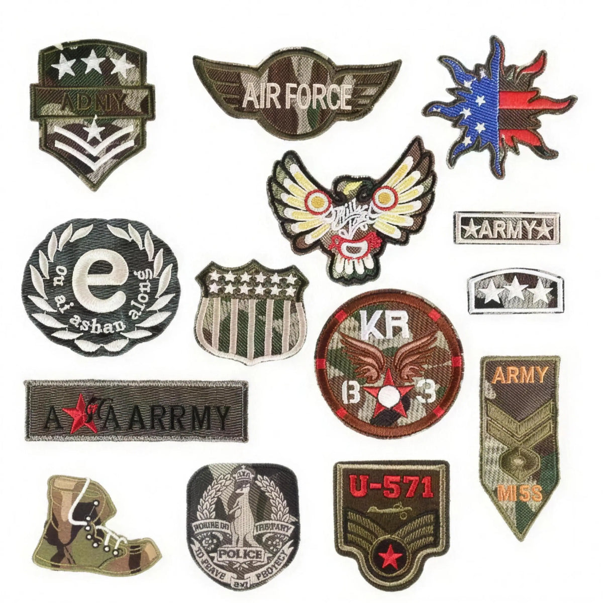 Écusson style militaire