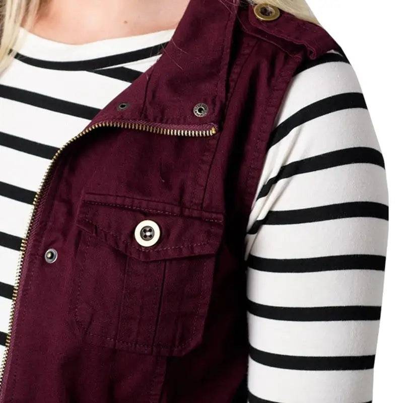 Femme veste militaire