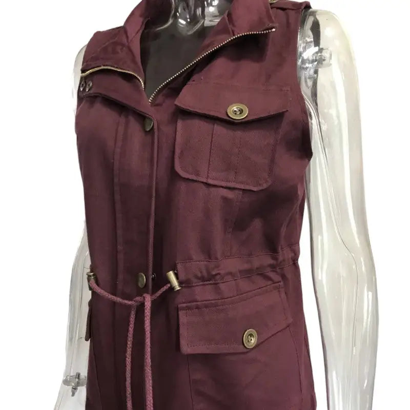 Femme veste militaire