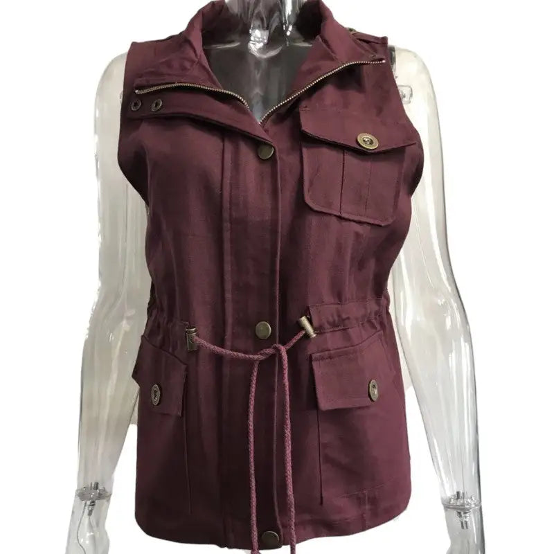 Femme veste militaire