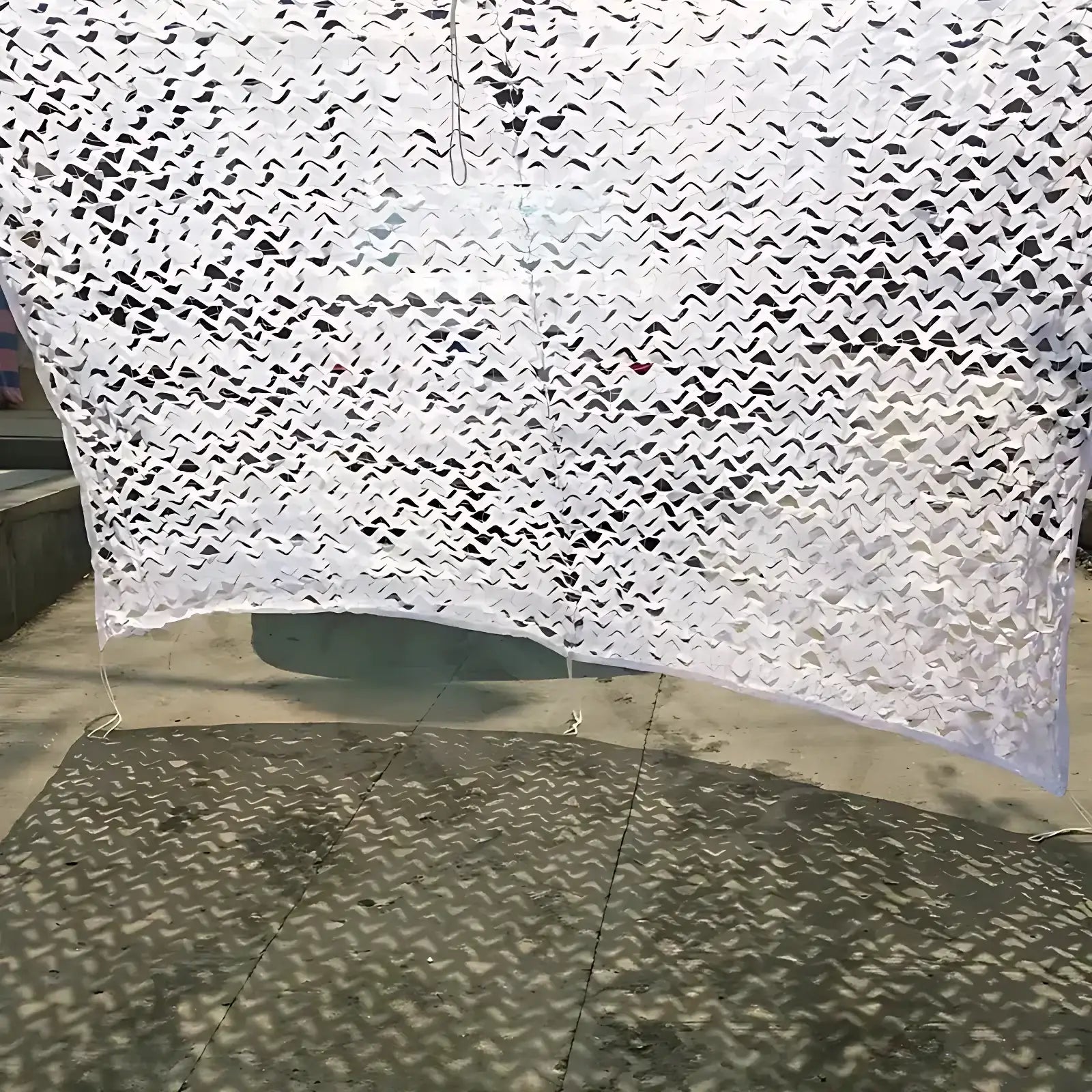 Filet camouflage blanc
