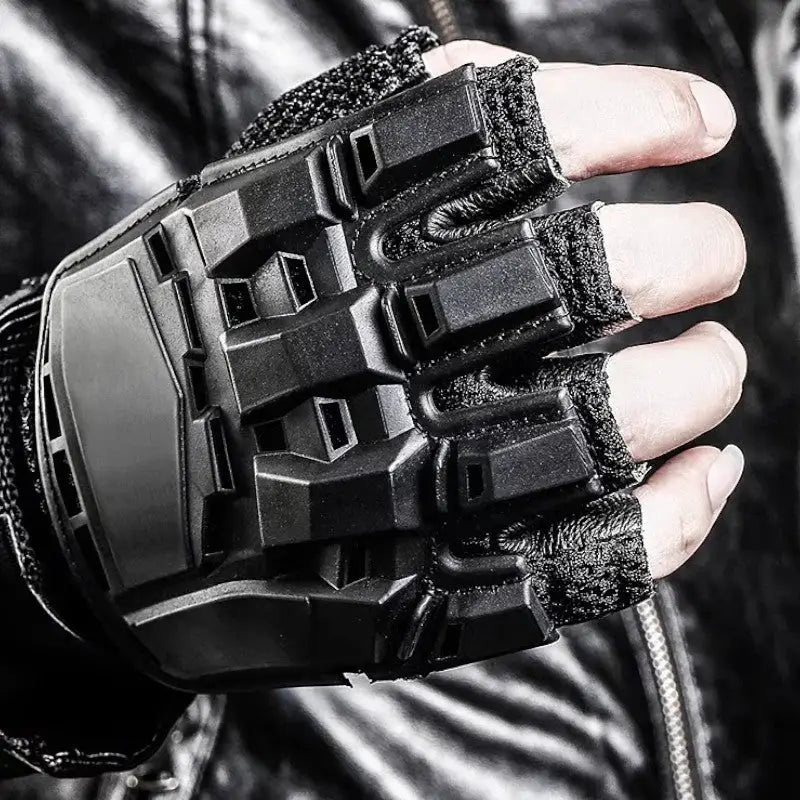 GANT MILITAIRE DE COMBAT A MI-DOIGT