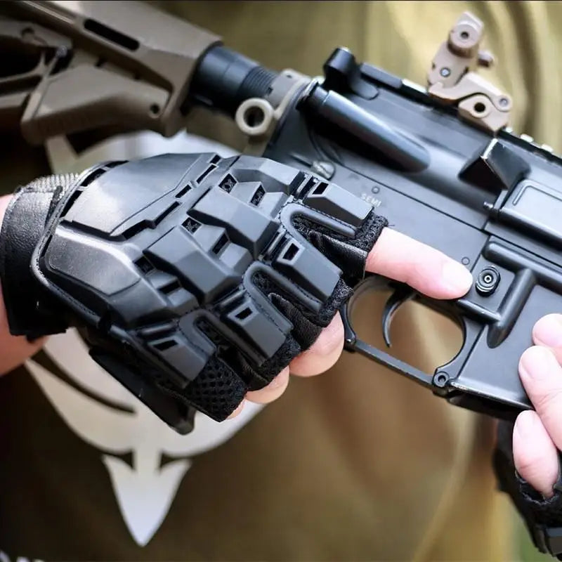 GANT MILITAIRE DE COMBAT A MI-DOIGT