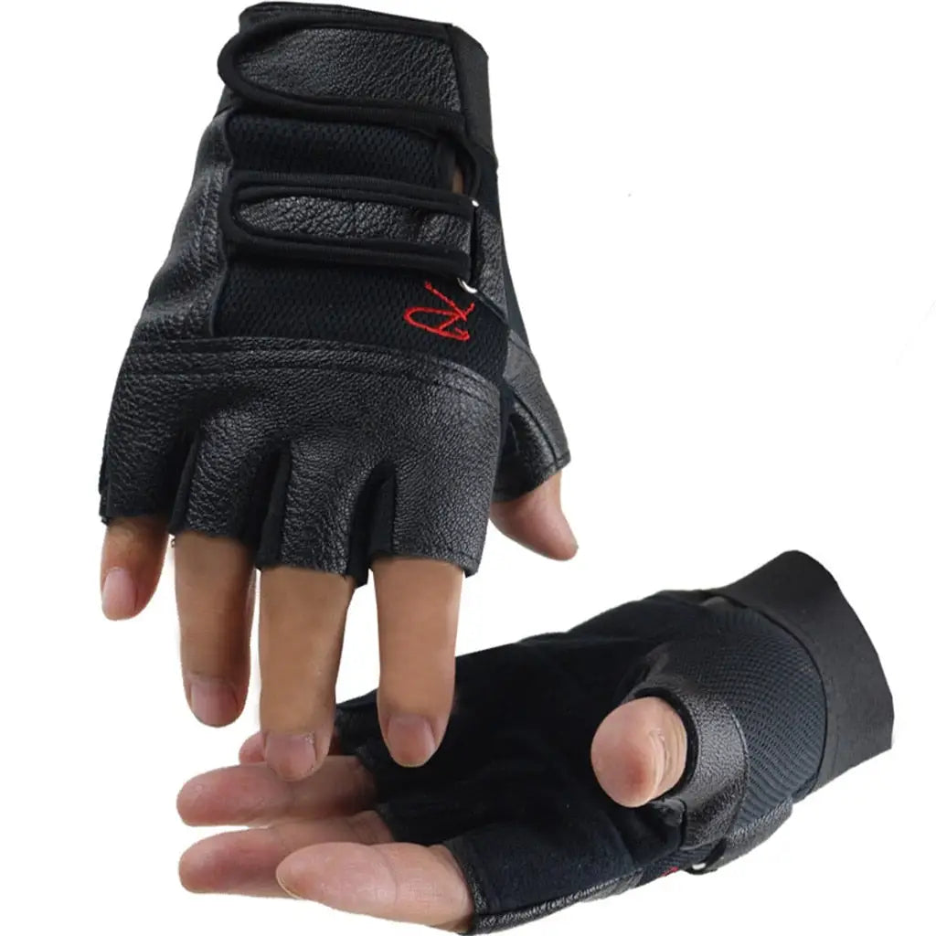 Gants sans doigts pour homme