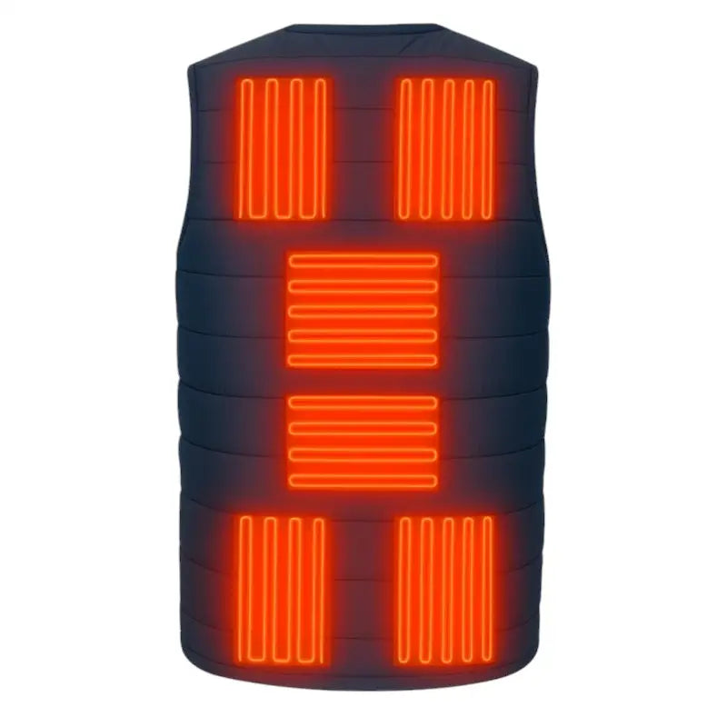 Gilet chauffant homme coupe-vent