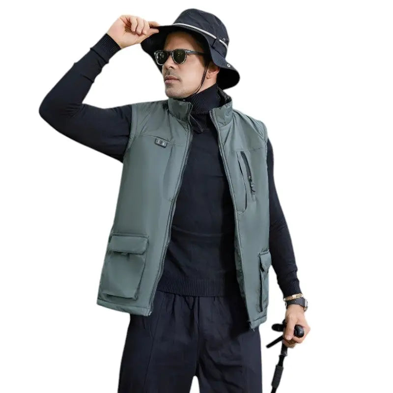 Gilet chauffant homme randonnée