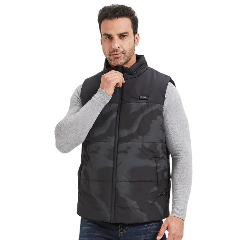 Gilet polaire chauffant homme