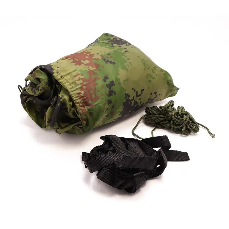 HAMAC TOILE PARACHUTE DOUBLE AVEC MOUSTIQUAIRE