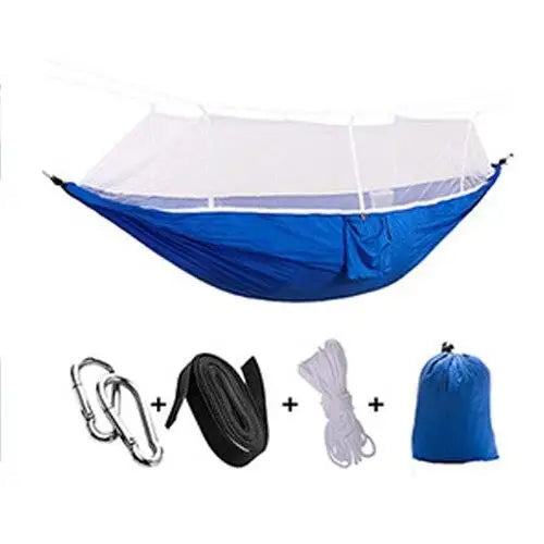 HAMAC TOILE PARACHUTE DOUBLE AVEC MOUSTIQUAIRE