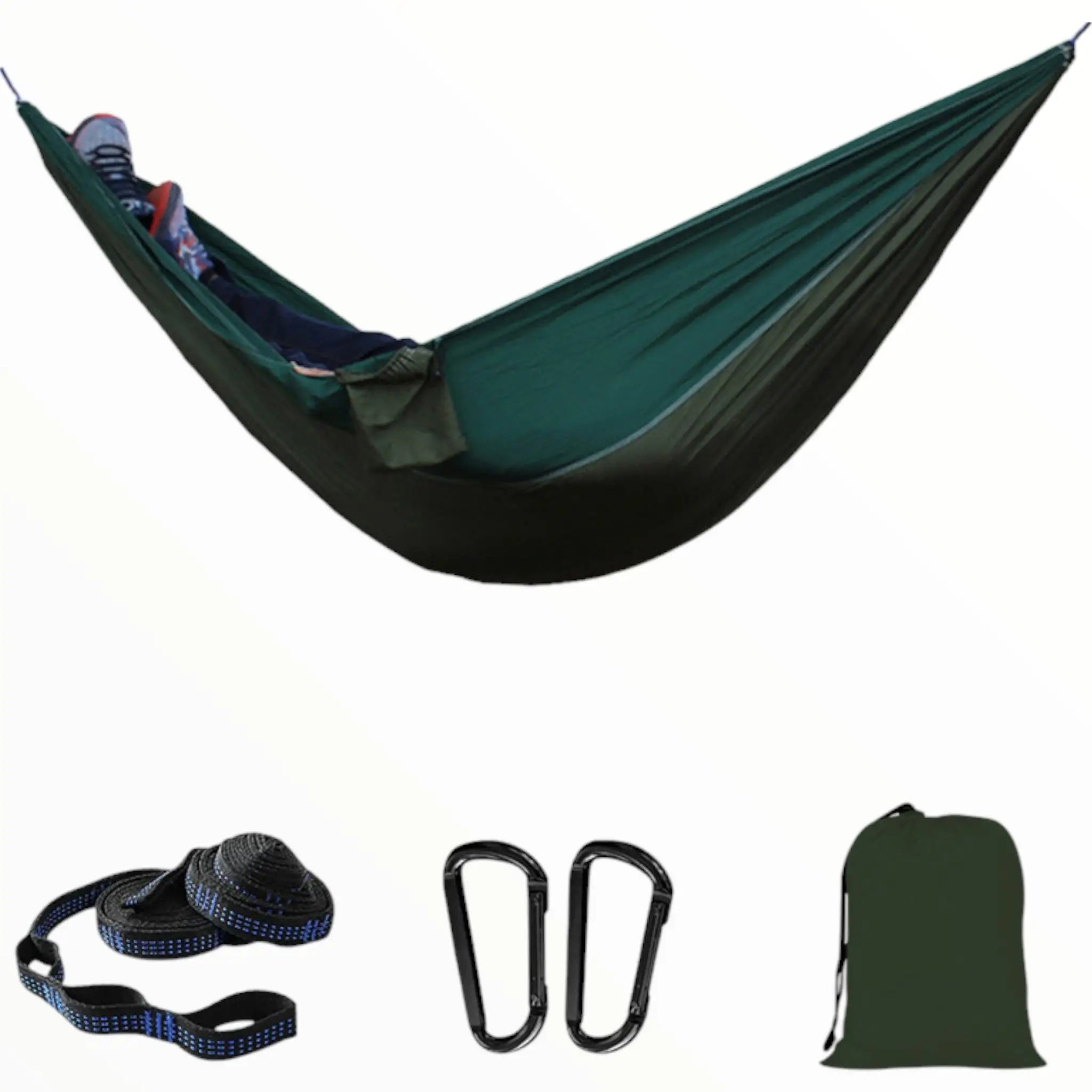 HAMAC TOILE PARACHUTE SOLIDE EN DIFFERENTS COLORIS