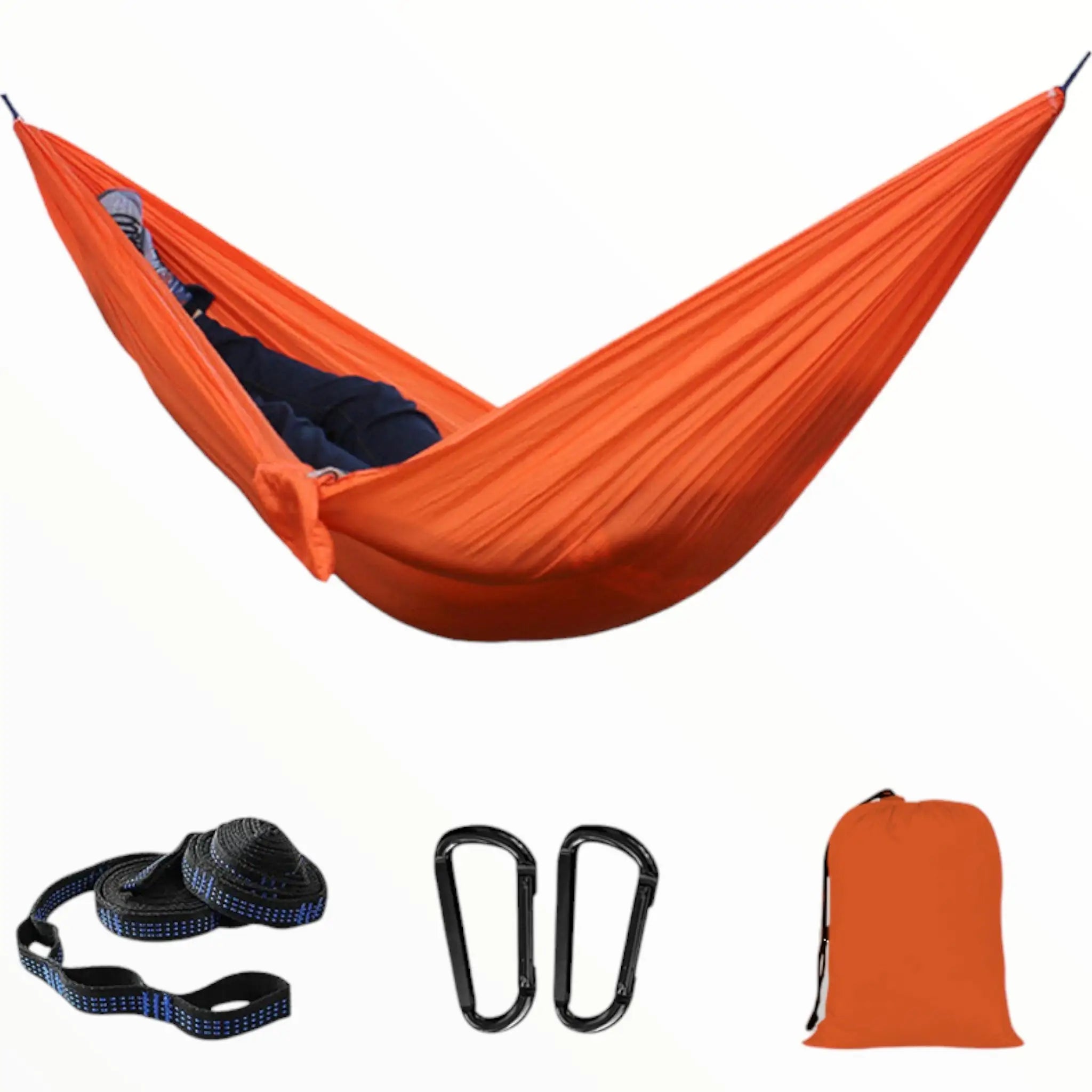 HAMAC TOILE PARACHUTE SOLIDE EN DIFFERENTS COLORIS