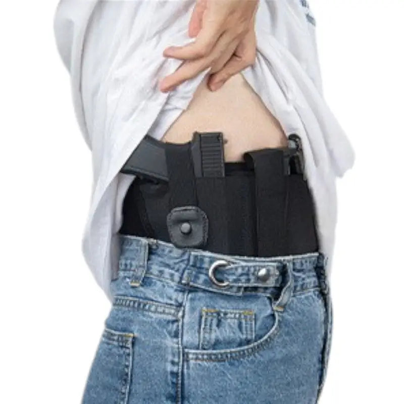 Holster port discret