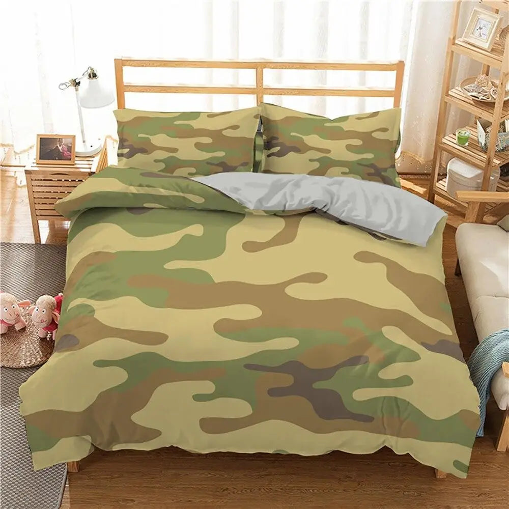 Housse de couette militaire 220x240