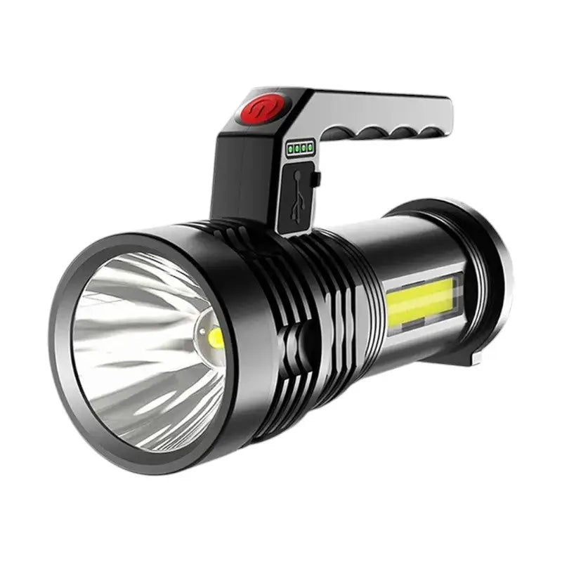 Lampe torche led ultra puissante rechargeable militaire
