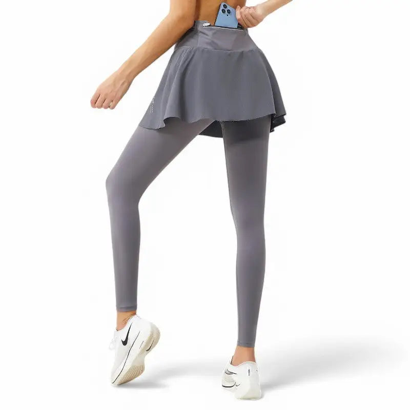 Legging jupe 2 en 1 femme sport randonnée