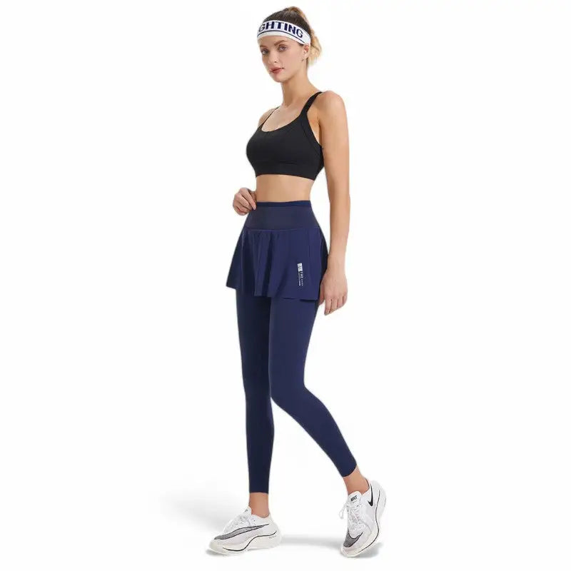 Legging jupe 2 en 1 femme sport randonnée