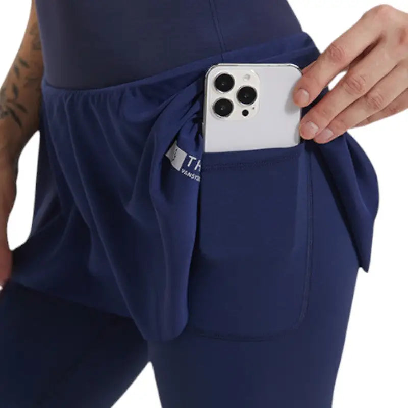 Legging jupe 2 en 1 femme sport randonnée