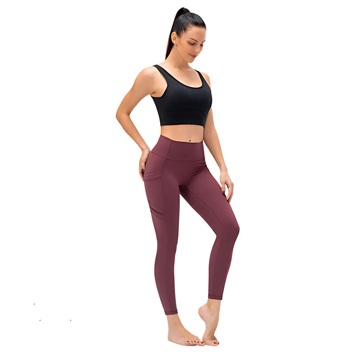 Legging randonnée femme poche zippée