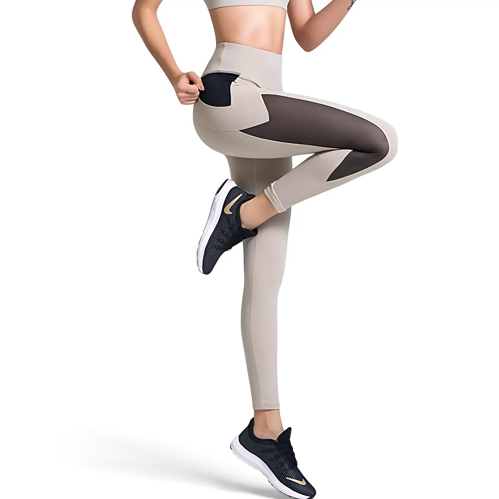 Legging randonnée femme style athlétique