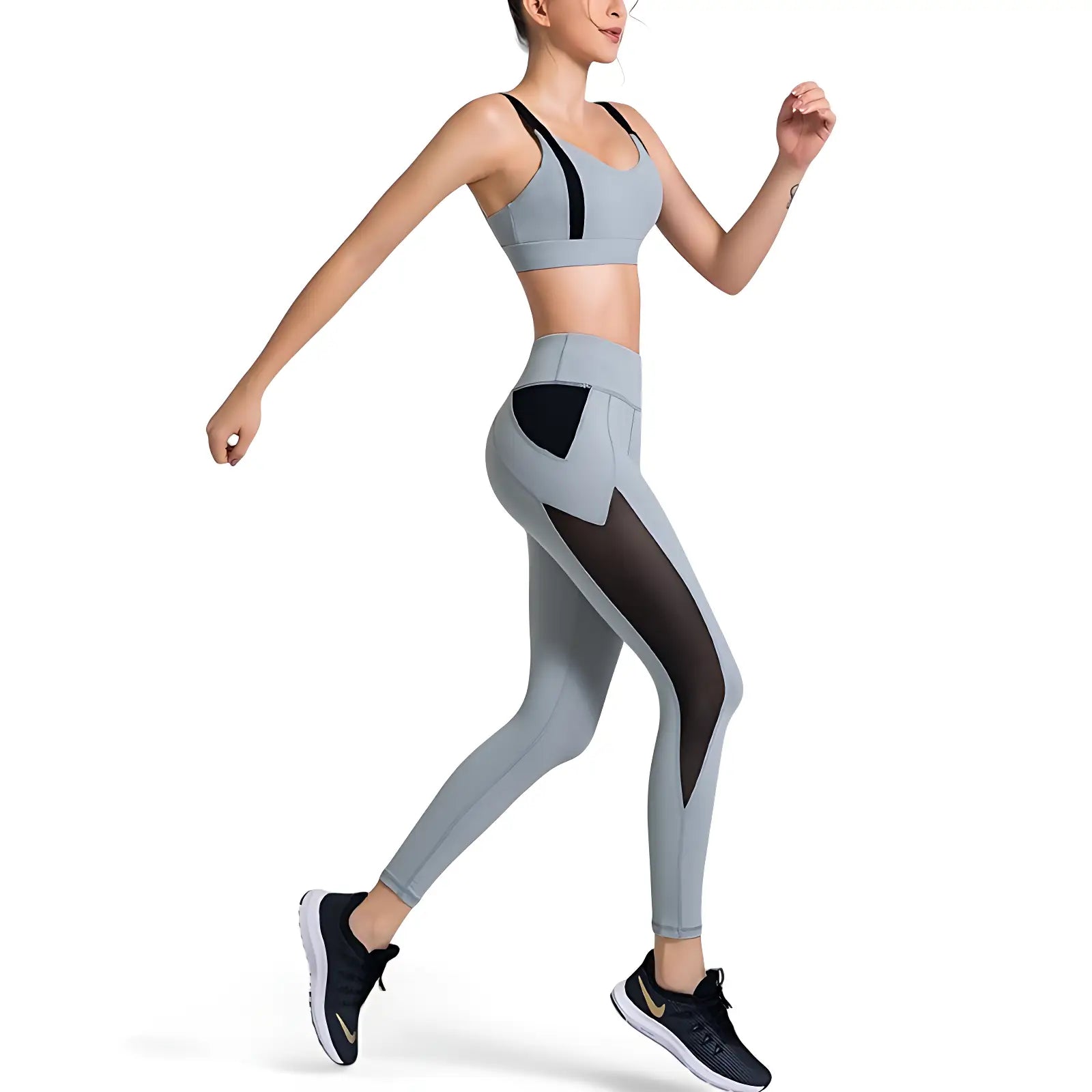 Legging randonnée femme style athlétique