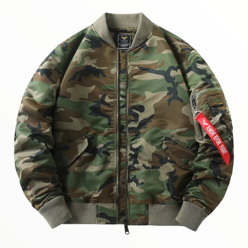 Military camo jacket
