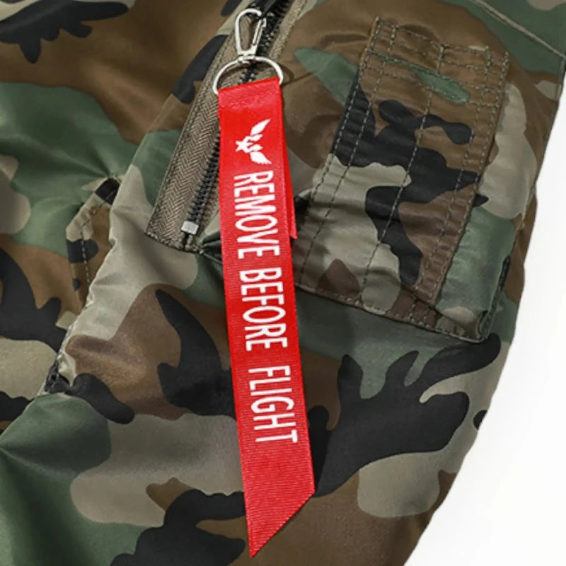 Military camo jacket