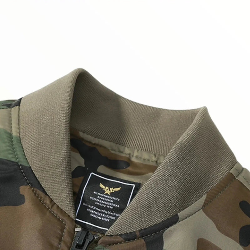 Military camo jacket