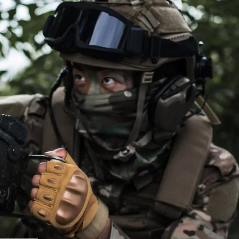 Mitaine militaire résistante femme