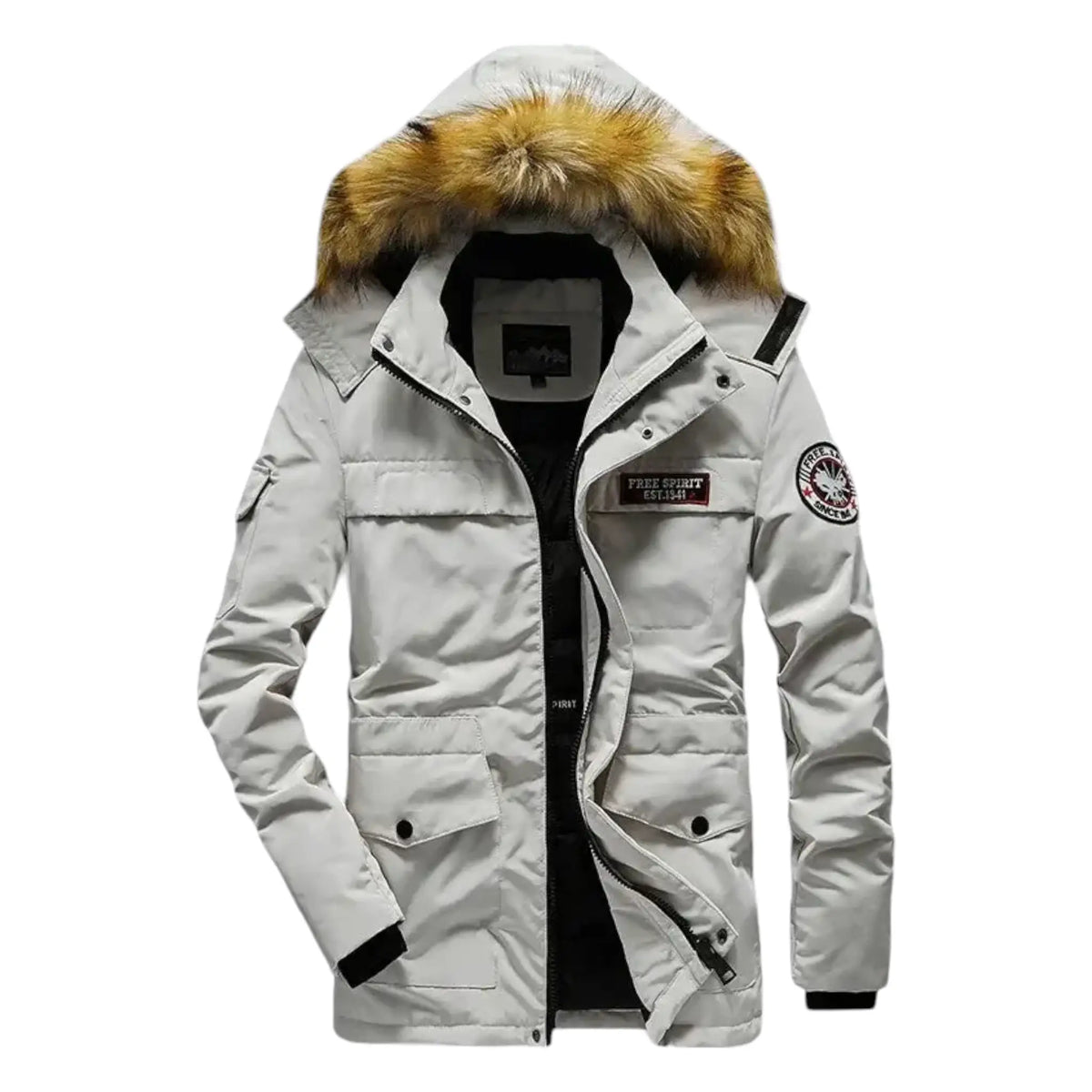 Mode parka militaire pour homme