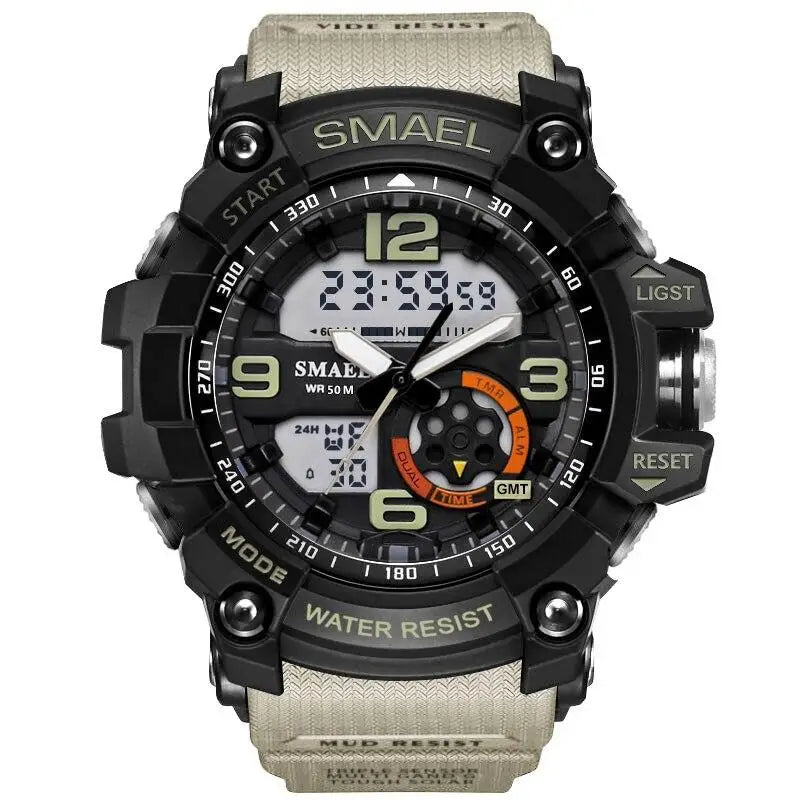 Montre militaire tactique à quartz résistante aux chocs