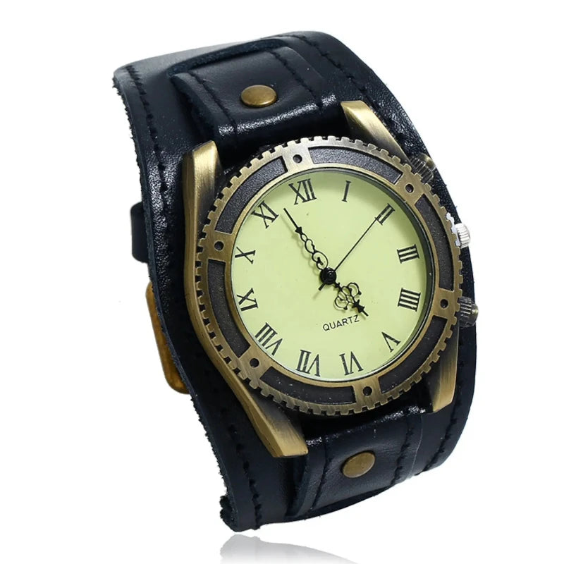 Montre style vintage homme