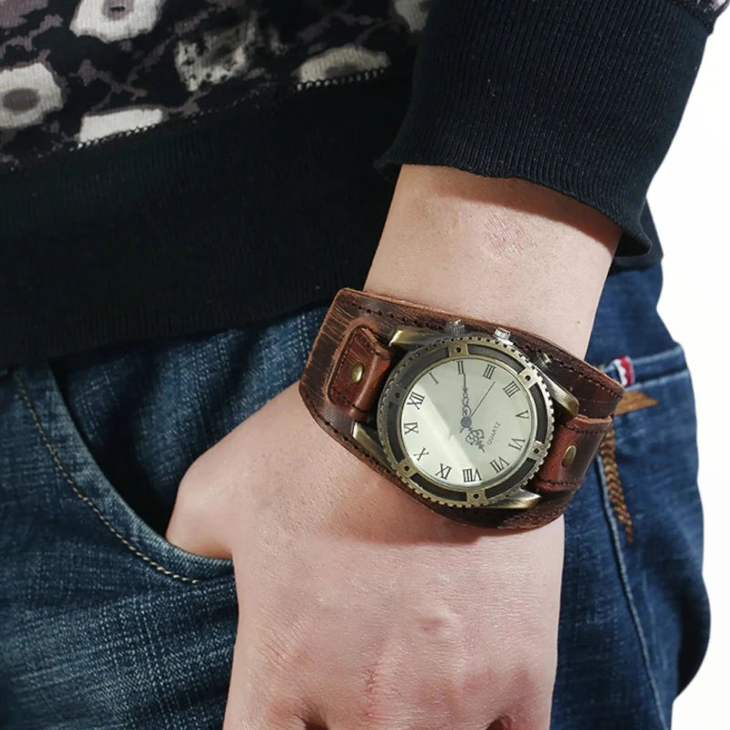 Montre style vintage homme