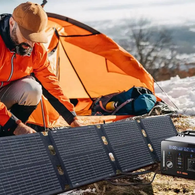 Panneau solaire autonomie randonnée leger