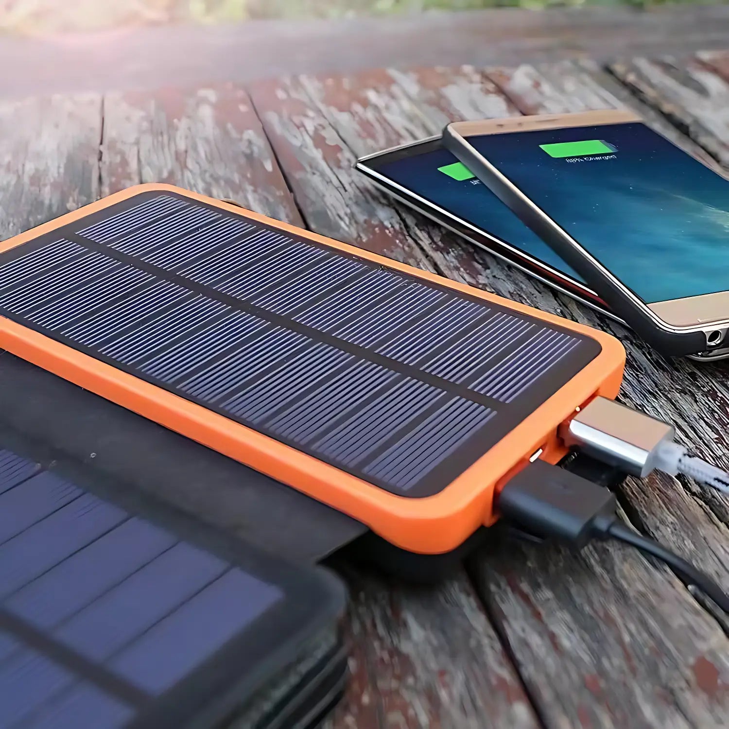 Panneau solaire portable randonnée
