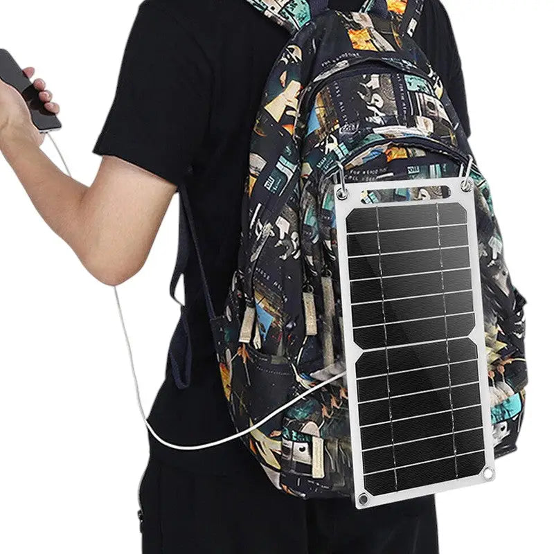 Panneau solaire randonnée double USB