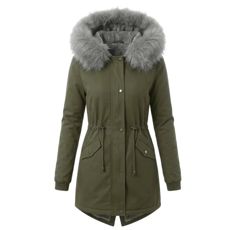 Parka femme militaire