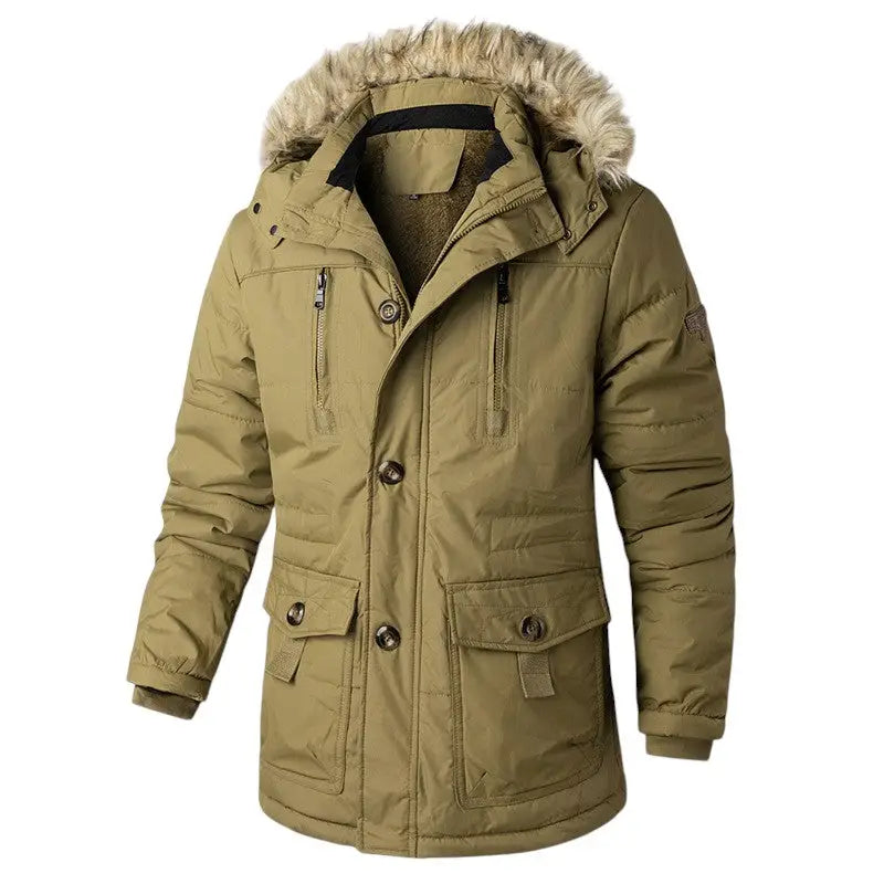 Parka fourrure grand froid