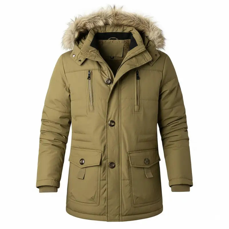 Parka fourrure grand froid