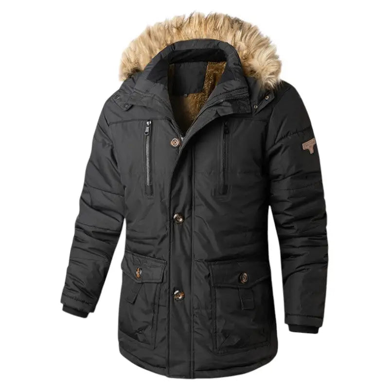 Parka fourrure grand froid