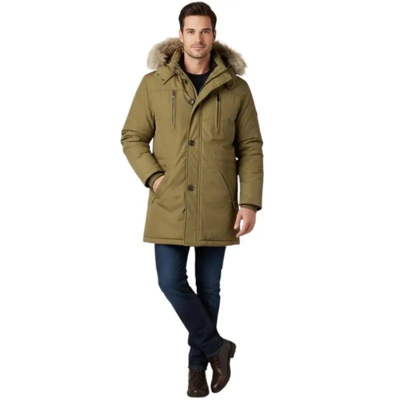 Parka fourrure grand froid