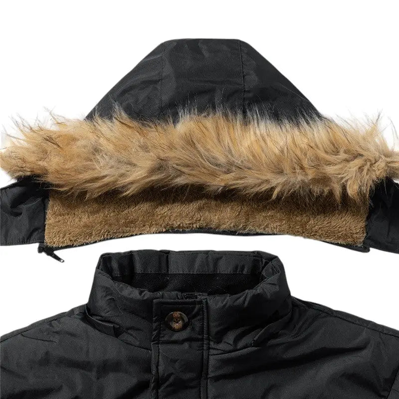 Parka fourrure grand froid