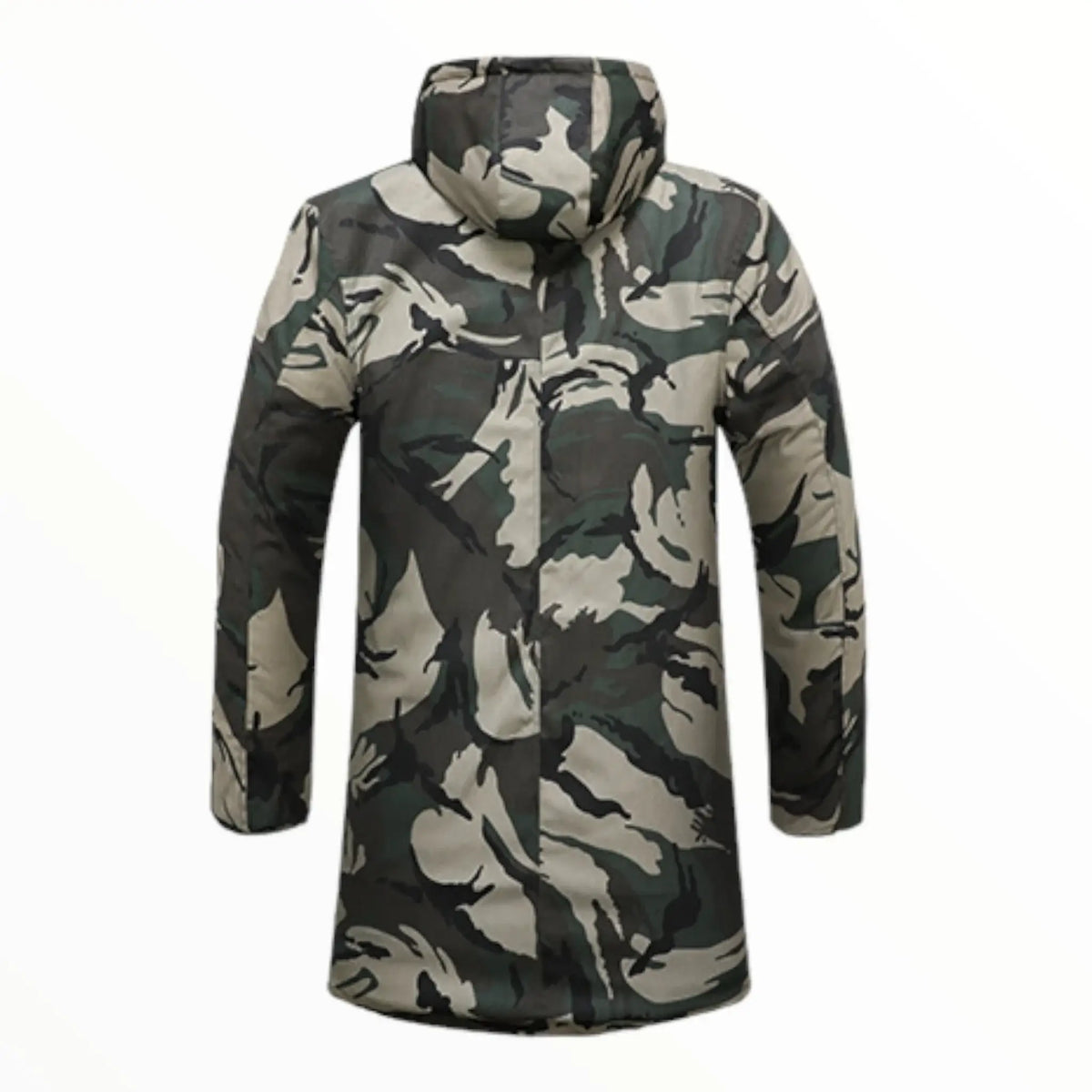 Parka militaire camouflage homme