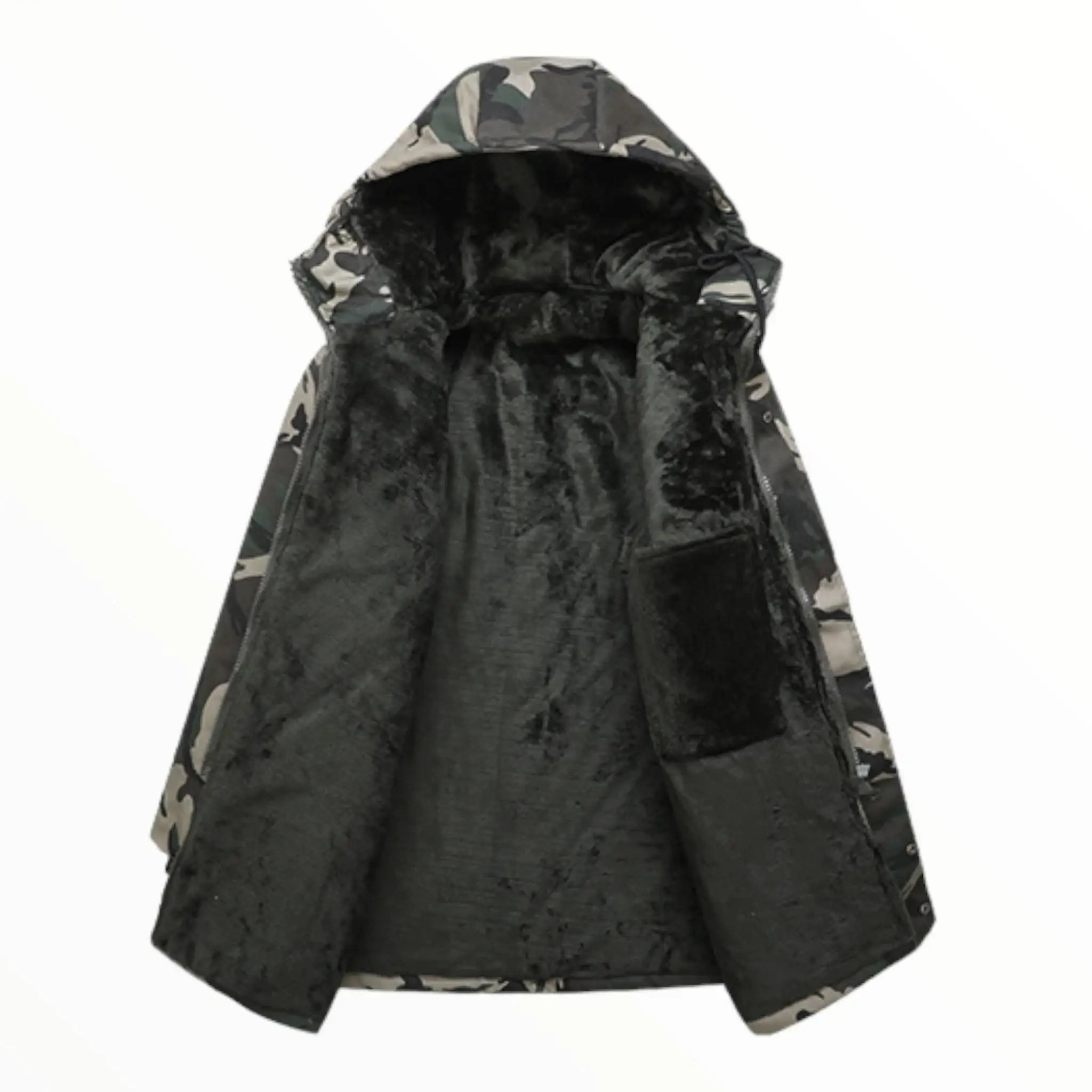 Parka militaire camouflage homme