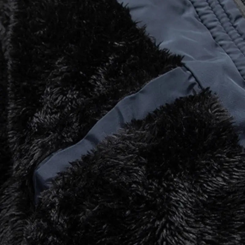 Parka militaire homme bleu
