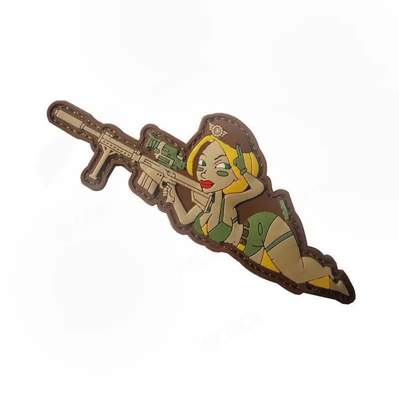 PATCH MILITAIRE - FILLE SEXY