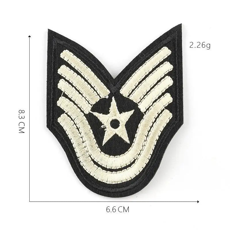 PATCH MILITAIRE - GRADES