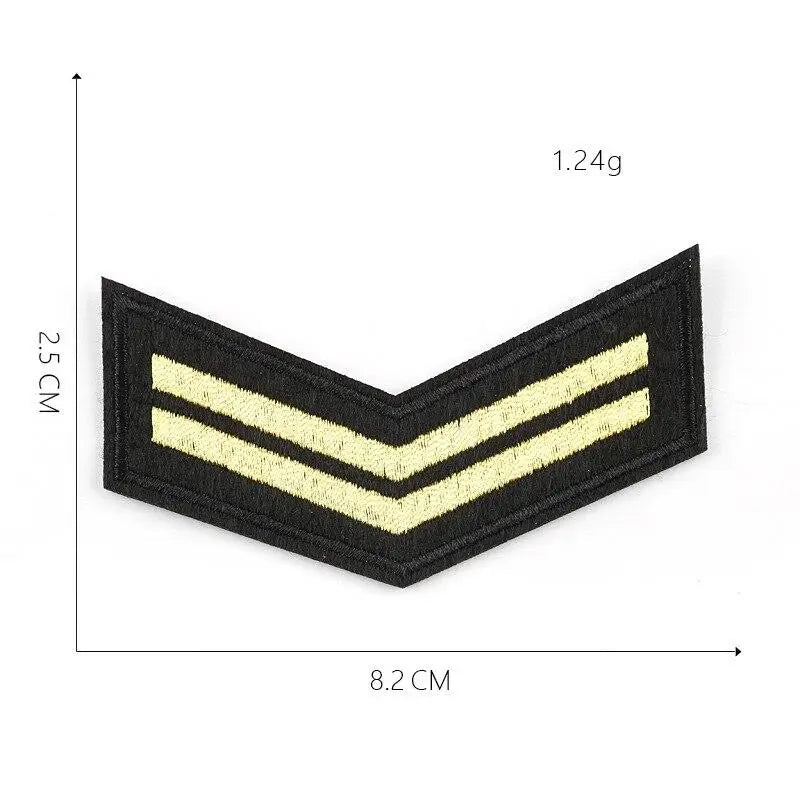 PATCH MILITAIRE - GRADES